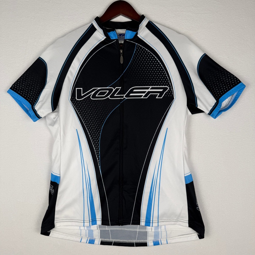 Voler Cycling Jersey Womens XL Full Zip Club Raglan Lightweight‎ Biking